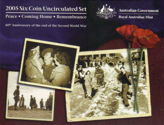 2005 Australia Mint Set (End of WW2 60th Anniversary) K000151